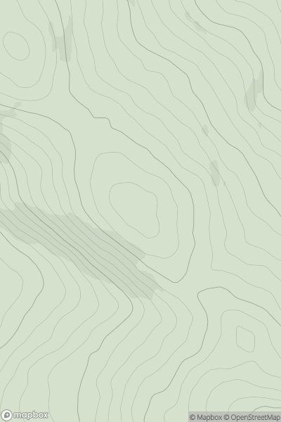 Thumbnail image for Y Drum [Bala to Welshpool] showing contour plot for surrounding peak